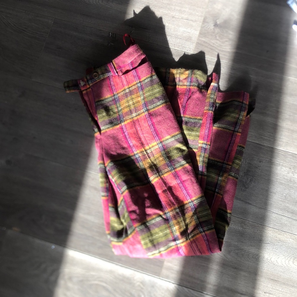 Plaid pants